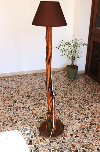 Lampada legno ginepro - lampada, di