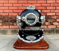 Casco subacqueo placcato nero