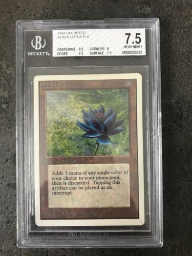 Black lotus unlimited bgs 5 - bgs, 7.5