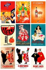 Advertising Postcards Drinks