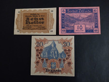 Austria 3 banconote da 10