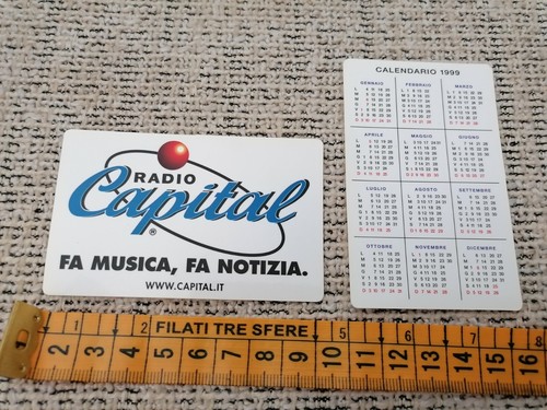 Calendario 1999 radio capital - calendario,