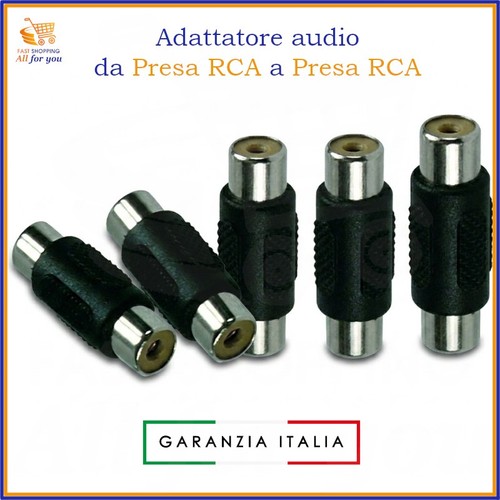 Adattatore rca femmina femmina