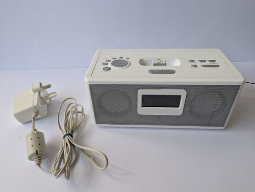 Sveglia radio dock ipod - radio, rosso