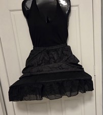 Gothic Lolita minigonna nera a