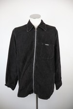 ENERGIE GIUBBINO UOMO TG L GIACCA MAN JACKET CASUAL VINTAGE NERO COTONE VELLUTO