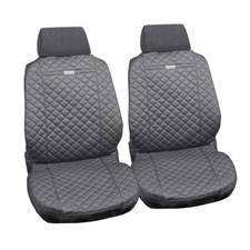 PAIR UNIVERSAL GREY COTTON CAR