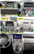 Autoradio 9'' Android 13 Wireless Carplay 4+32G Navigazione per Fiat Panda