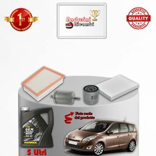 KIT TAGLIANDO 4 FILTRI E OLIO RENAULT SCENIC III 1.6 16V 79KW 107CV DAL 2012 ->