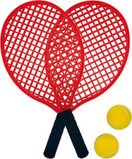 Beach Tennis Set, 2 Racchette