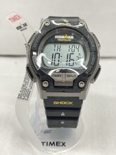 Timex T5K195, Orologio Uomo Ironman 30 Giri Resina, Sveglia, Shock, Indiglo, Chrono