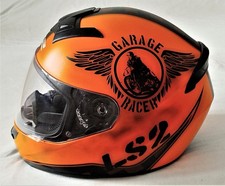 CASCO INTEGRALE LS2 ROOKYE GARAGE RACER TG XS COME NUOVO 