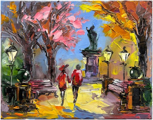 Quadro olio autodipinto - , 24x30