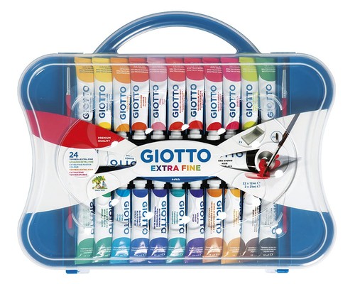 Tempera valigetta tubetti - tempera,