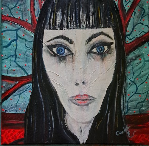 Donna tela tesa quadro - ,