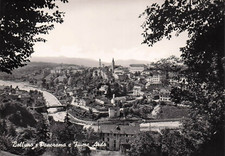 A9473) CARTOLINA  BELLUNO PANORAMA E FIUME ARDO VIAGGIATA