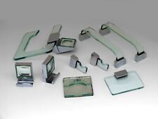 Set bagno prodotto Veca Italy anni '70 alla maniera di Fontana Arte