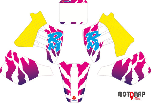 Kit grafiche adesivi - suzuki, rm