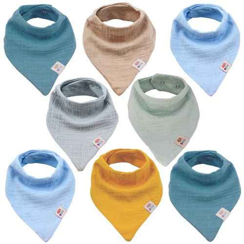 Bavaglini mussola foulard - 8,