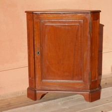 ANTICO CANTONALE LUIGI XVI PIEMONTESE NOCE MASSELLO ANGOLIERA FINE '700