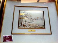 QUADRO IN LAMINA D'ARGENTO 925