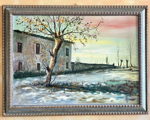 Quadro dipinto mano tela - mano, su