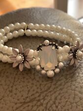 Bracciale Bracciali Sodini Cristalli Svarowsky Perle Fiori Smalti Doppio