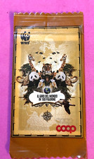 NO PANINI COOP BUSTINA SIGILLATA WWF IL GIRO DEL MONDO IN 180 FIGURINE (X4)