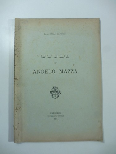Carlo capasso studi angelo - capasso,,