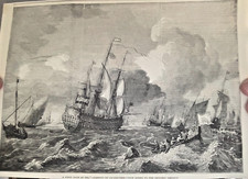 8 stampe riviste 1850 c. nave