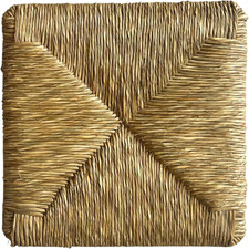 - Seduta in Paglia Vera 37X37Cm, Mod. 901 - PISA, Sedile Di Ricambio per Sedie R