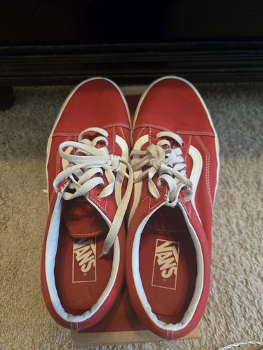 Vans old skool rosso - skool, uomo