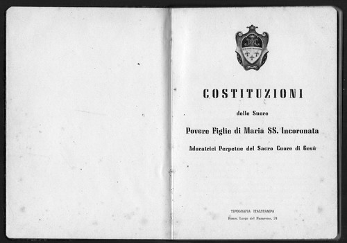 Costituzioni delle suore - "costituzioni,