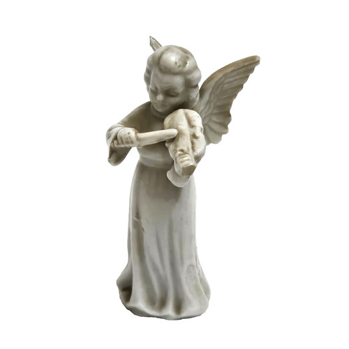 Antica statuina porcellana - antica,