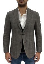 Giacca uomo Fabio Inghirami, tg 46 grigia principe di Galles in Pura Lana, -70%.