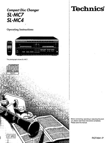 Technics mc4 mc7 - sl-mc7, cd