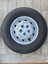 15" Cerchio di Ferro per Fiat Ducato + 4 Gomme Estive Firestone Vanhawck 2