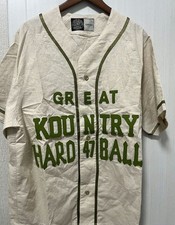 MAGLIA DA BASEBALL USATA KAPITAL LINO 3 BEIGE OTTIMA