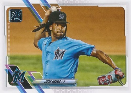 2021 topps 134 jose urena - 2021,