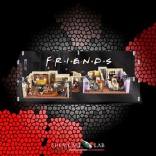 TECA IN PLEXIGLASS ACRILICO-SHOWCASE- PER SET LEGO 10292-FRIENDS- APPARTAMENTI