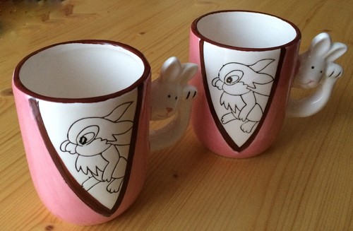 Coppia tazze mug coniglietti - tazze,