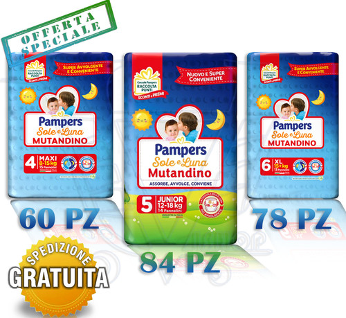 Pampers sole luna mutandino - pampers,