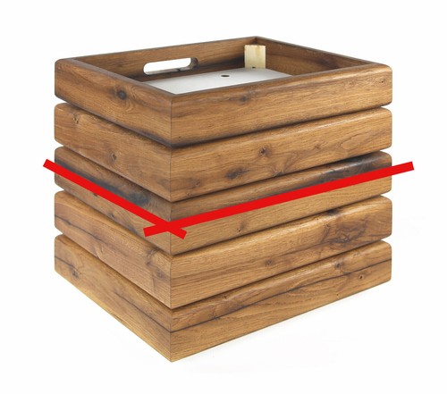Telaio alloggiamento rovere - alloggiamento,