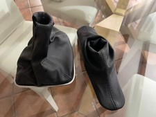 Cuffia Pomello + leva del freno a mano Originale Alfa Romeo Giulietta Nera Perfe