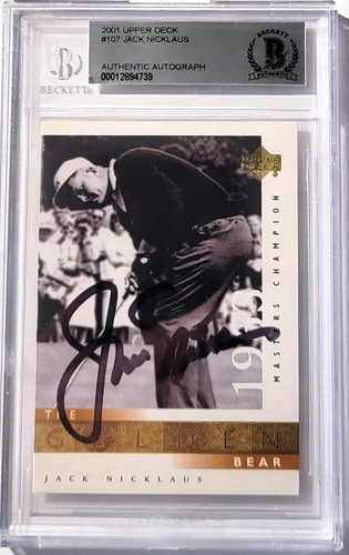Jack nicklaus signed upper - nicklaus,