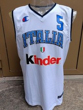 ITALIA CHAMPION GIANLUCA BASILE TANKTOP MAGLIAJERSEY BASKET   PALLACANESTRO '00