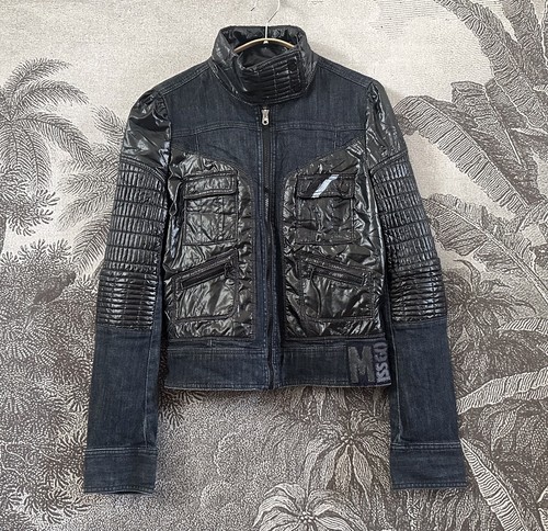 Rara giacca biker denim - , y2k