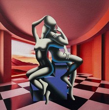 MARK KOSTABI - TIMELESS EMBRACE - SERIGRAFIA 48x51