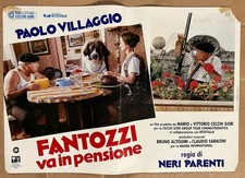 fotobuste FANTOZZI VA IN PENSIONE villaggio fiat bianchina vespa piaggio F219