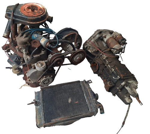 Motore cambio fiat 600 - cambio, 113